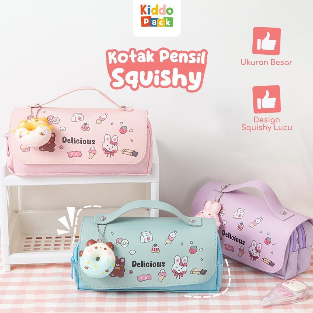 

rwet-23 KiddoPack Kotak Pensil Anak Korea Squishy Lucu Sekolah Berkualitas