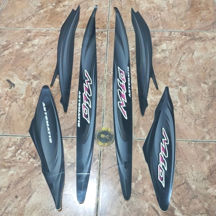 Striping Mio Sporty Hitam Ruji 2007 Original