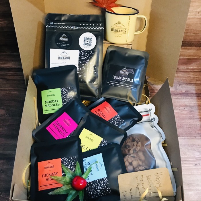 

Secrenada - Hampers Kopi- Kopi Bubuk Arabica , Paket Kopi Spesial Dan Cookie