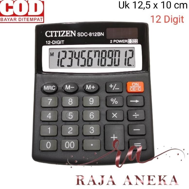 

Ez23 KALKULATOR 12 DIGIT ANGKA MERK CITIZEN TYPE SDC-812 BN Citizen SDC-812BN 12 Digit SDC-812BN 12 Digit / 2 Power / Kalkulator CT 812BN Viral