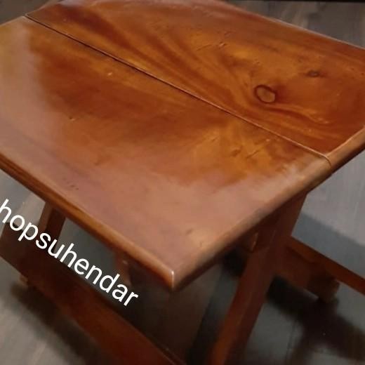 Meja Kayu Lipat Ngaji /Meja Mengajirekal