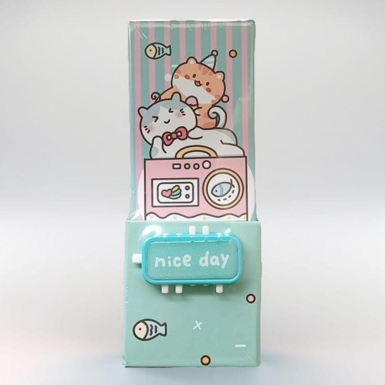 

qw-7 (passcode) kotak tepak tempat pensil alat tulis pencil stationary case dengan kunci pin pasword passcode motif gambar karakter kartun lucu untuk anak laki laki cowok perempuan Viral