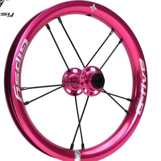 Gipsy G-Five Push Balance Bike 12" Wheel Set - Sepeda Anak - Pink