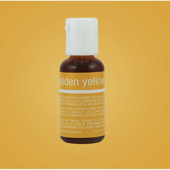 

Terlaris Golden Yellow Chefmaster Liqua-gel Food Coloring SALE