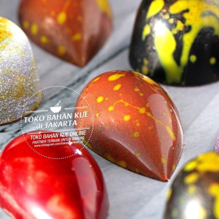 

Terlaris Pure Cocoa Artisan Chocolate Coloring ORANGE Cocoa Butter Pewarna Cake SALE