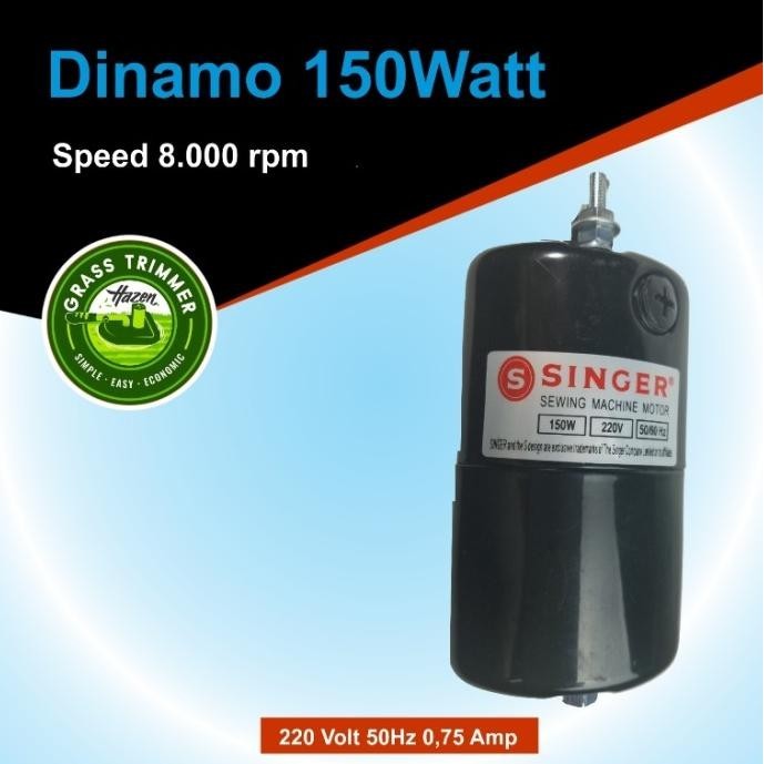 Dinamo Penggerak 200 Dan 120 Watt Untuk Pemotong Rumput Listrik  Ready