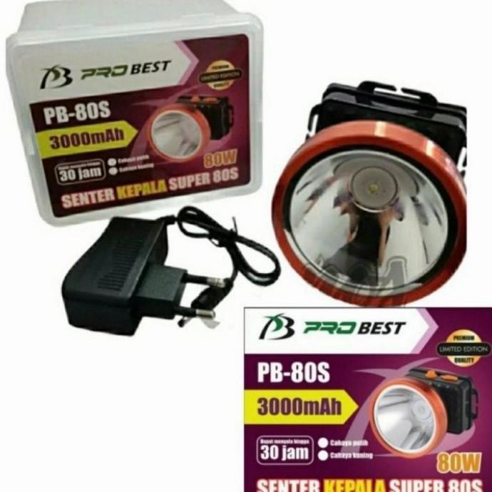 Promo (Cod) Senter Kepala 100 Watt Led Waterproof Headlamp Antiair - Senter Kepala Murah