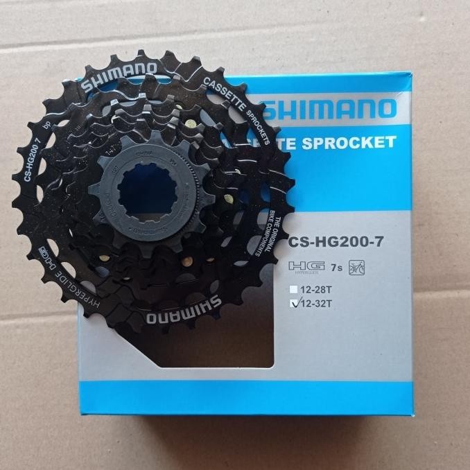Sprocket Freewheel Shimano 7Speed 7 Speed Cs-Hg200 12-32T Cassette