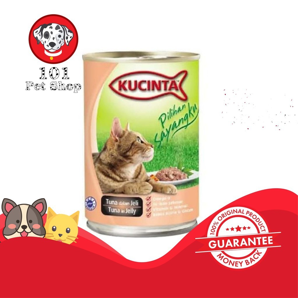 MAKANAN KUCING KUCINTA TUNA IN JELLY 400GR