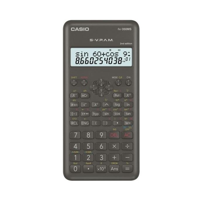 

Kalkulator Ilmiah CASIO FX-350MS 2nd Edition Scientific Calculator