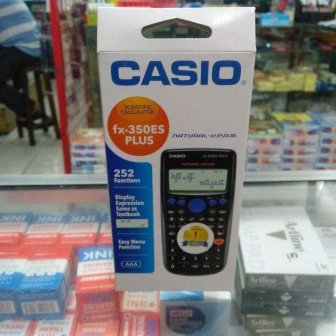 

BEBAS ONGKIR - CASIO Fx-350ES PLUS / Calculator scientific 252 fungsion