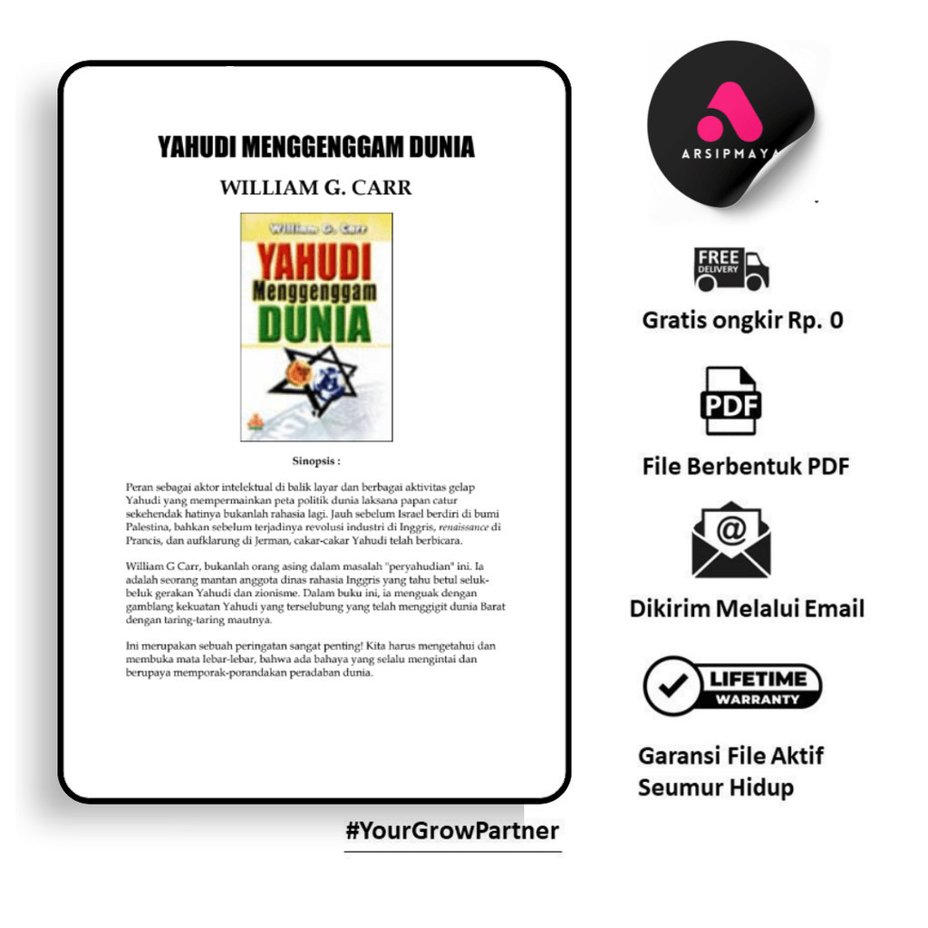 

258. YAHUDI MENGGENGGAM DUNIA (WILLIAM G. CARR) - [-]