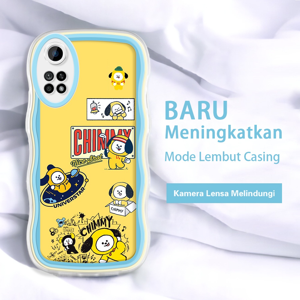 Infinix Note 8 11 12i 30 40 Pro PLUS hot 20s 30i 30  Casing Ponsel  Pola Cute BTS 21  warna-warni ge