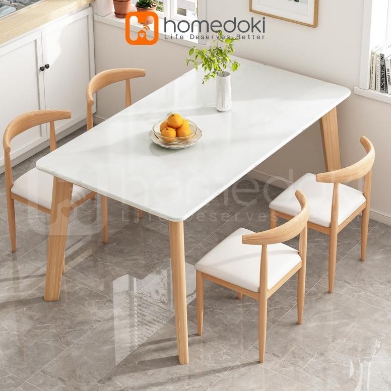 Meja Makan Minimalis / Meja Makan Murah / Meja Makan Putih