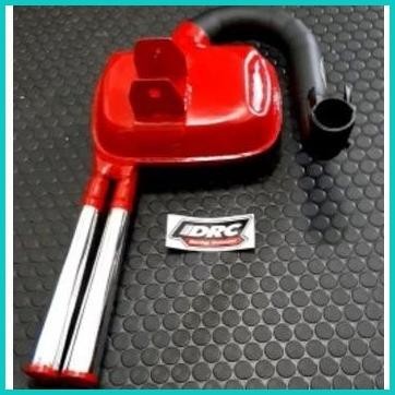 Knalpot Racing Vespa DRC Model Big Box Double Silencer 8JVLZ4 onderdil