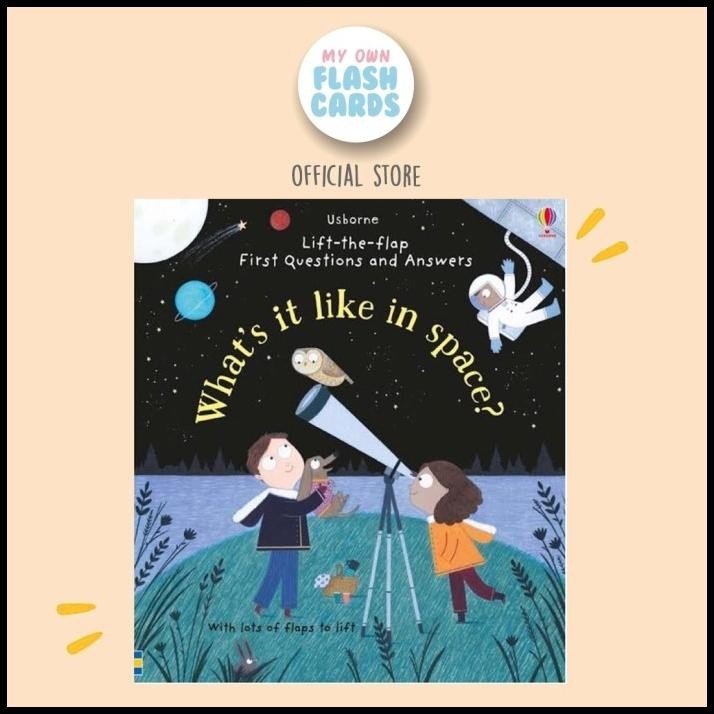 

Usborne What'S It Like In Space Children Imported Book Buku Edukasi