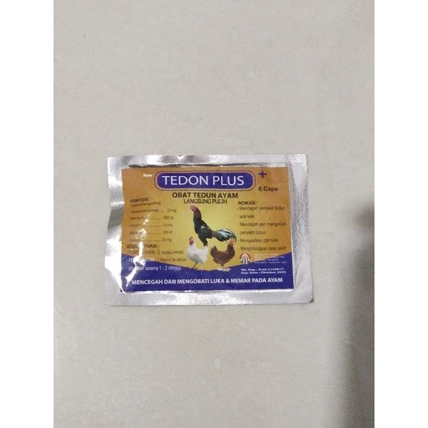 TEDON PLUS OBAT TEDUN AYAM TURUN URAT KUAT OTOT AYAM ADUAN