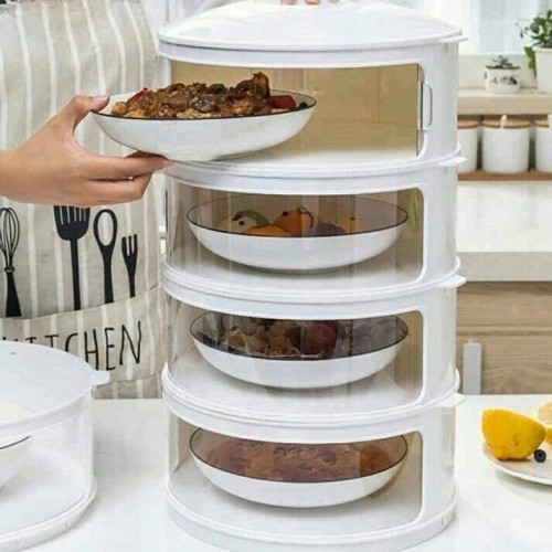 Tudung Saji 4 Susun Putih