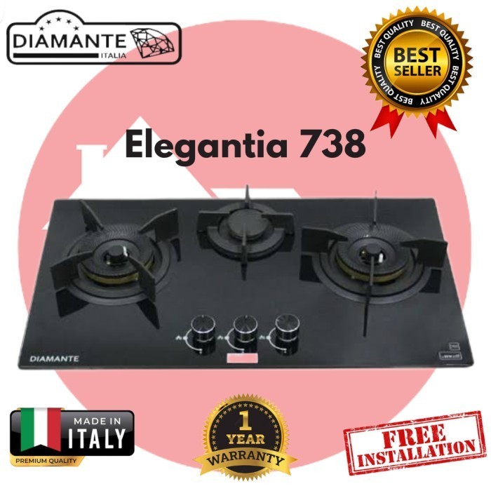 KOMPOR DIAMANTE ELEGANTIA 738