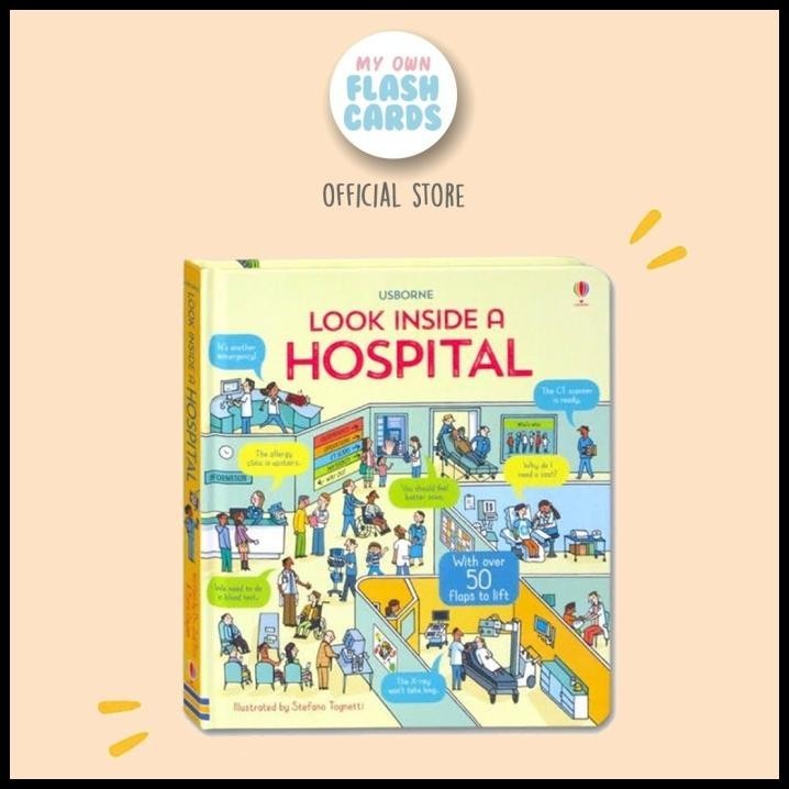 

Usborne Look Inside A Hospital - Imported Education Book Buku Edukasi