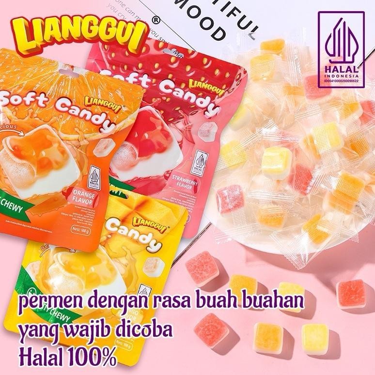 

[Halal] Lianggui Permen Lunak Soft Candy | Permen Lunak Rasa Buah Buahan