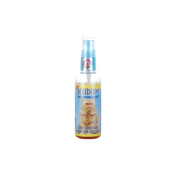 Scadix spray - obat scabies anjing & obat jamur anjing & kucing