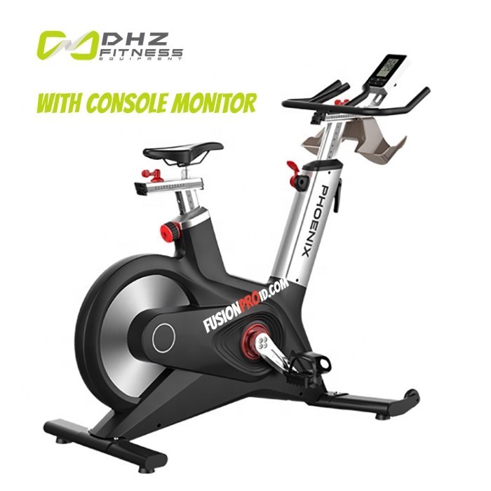 DHZ Spinning Bike Sepeda Statis LCD BT Fitness A300L S300L SPD Import