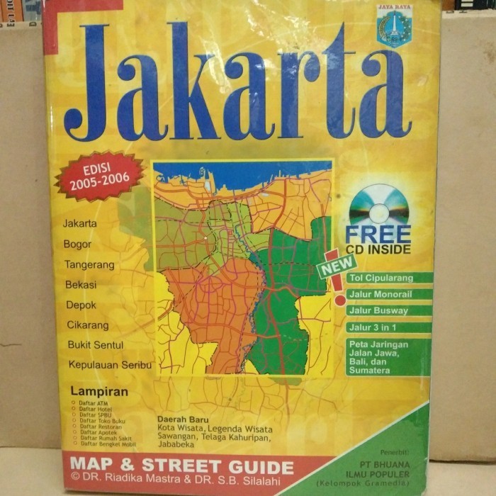 Ars Buku Buku Peta Jakarta Map