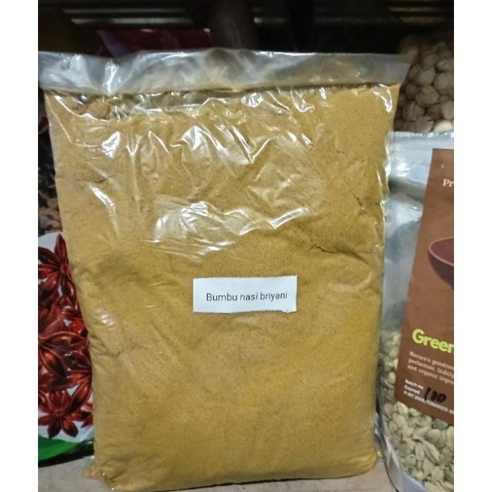 

Bumbu Nasi Briyani 1 Kg Untuk 45 Kg Beras Wangi Rempah Khas Timur Tengah