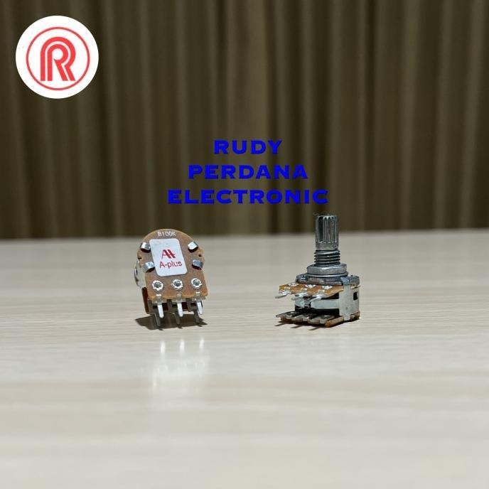 #@#@#@#@] POTENSIO 100K 100 K OHM STEREO AS PENDEK A-PLUS APLUS ALPHA