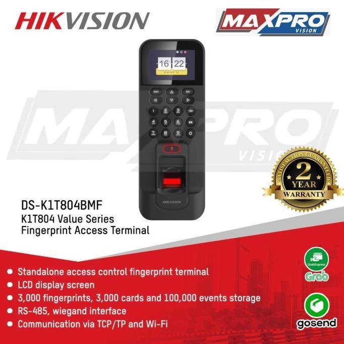 DS-K1T804BMF - HIKVISION FINGERPRINT ACCESS CONTROL