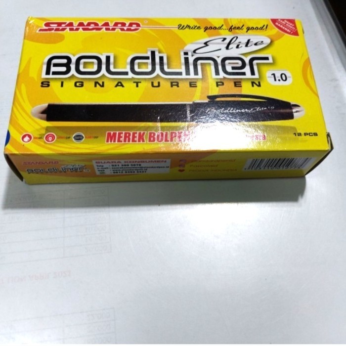 

Standard Bold liner Elite 1.0 mm (per lsn)