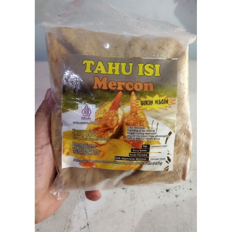 

Tahu Isi mercon Bilqis isi 8 pcs