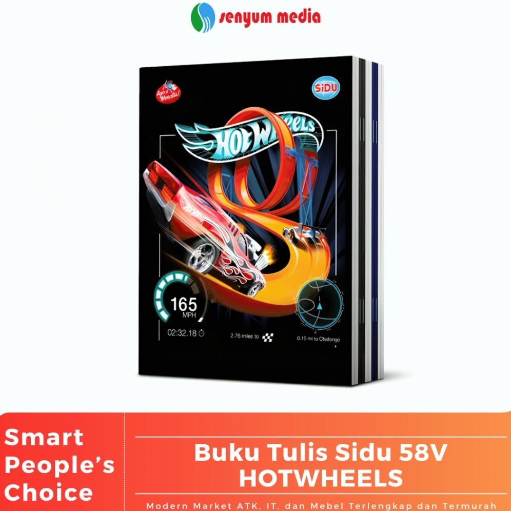 

Buku Tulis Sinar Dunia SIDU HOTWEELS 58 Lembar (1 Pack Isi 10 Buku) (S:PAK) BIG SALE