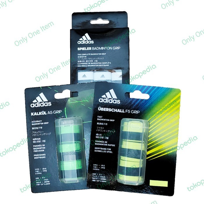 GRIP BADMINTON TENIS ADIDAS SPIELER / UBERSCHALL / KALKUL