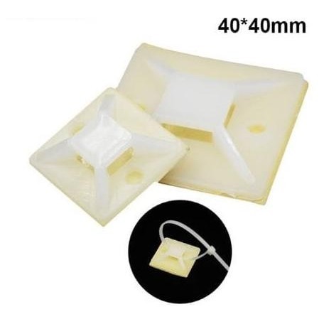 

Kabel Tie Mount 40x40 mm/Pengikat Kabel/Pengait Kabel