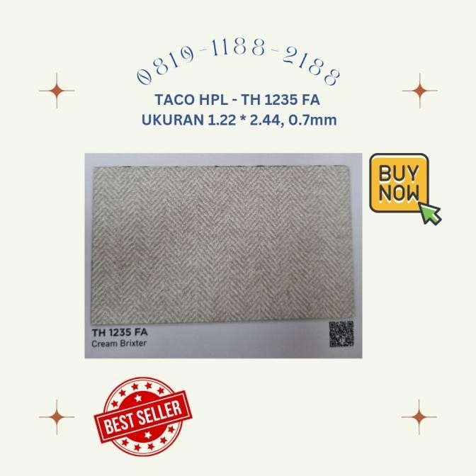 Sale Besar Taco Hpl - Th 1235 Fa / Th 1235Fa - Cream Brixter
