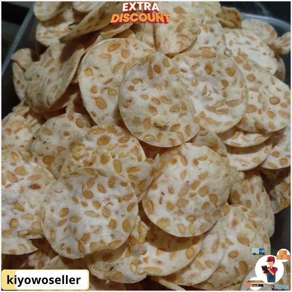 

Keripik Tempe Sagu 1Kg (Free Buble Wrap) Gurih Renyah Rekomendasi Gratis Ongkir