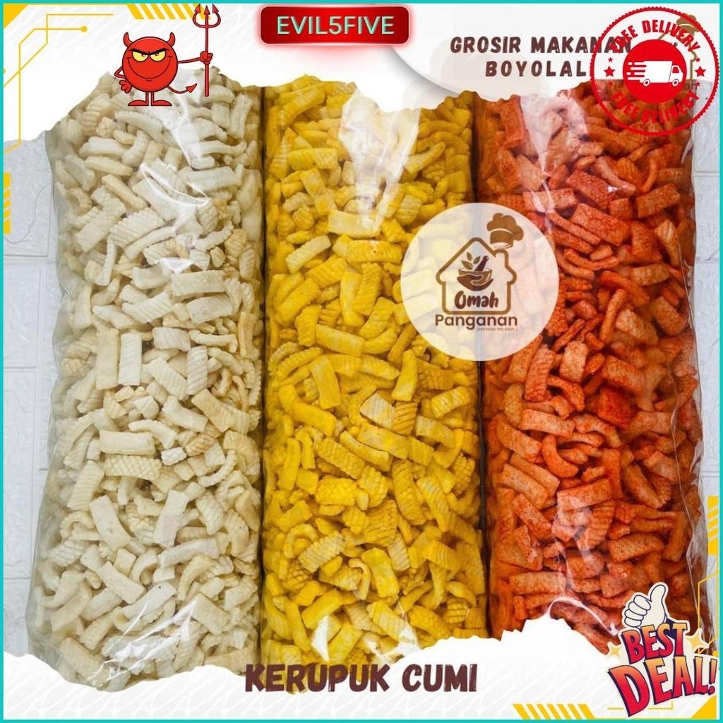 

Kerupuk Cumi 1 Kg Original Balado Jagung Bakar Termurah Banget