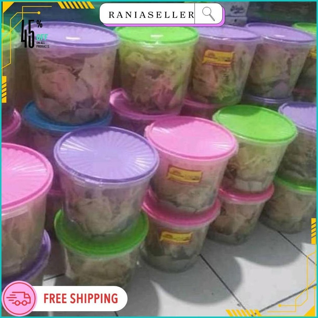 

Peyek Kacang Tanah Homemade Toples 5 Liter Cod