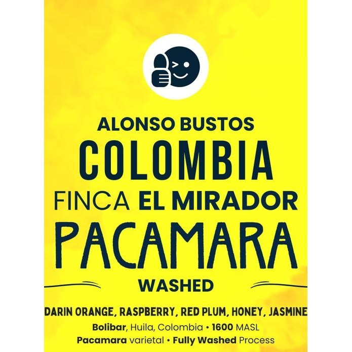 

Colombia Finca El Rador Pacamara Washed Biji Kopi Arabika Coffee