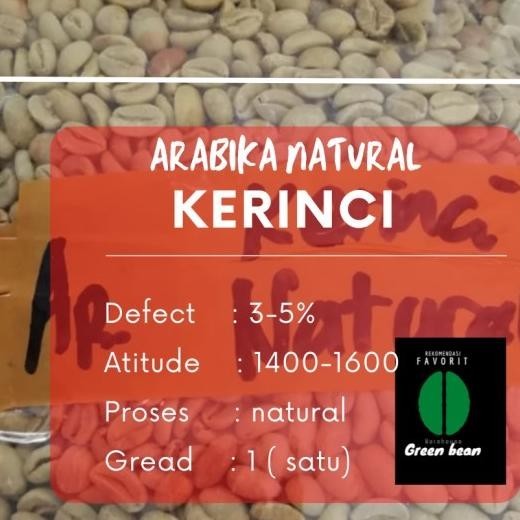 

Green Bean / Biji Kopi - 1Kg - Arabika Natural Kerinci