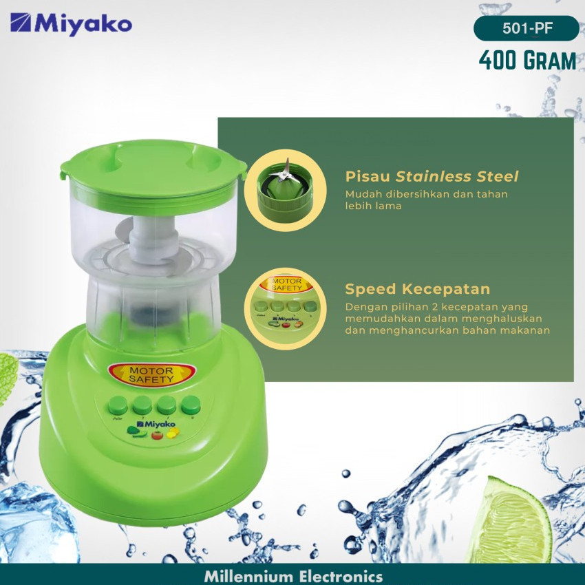 Miyako CH-501 PF-AP Hijau Chopper Blender / CH510 PF AP / 501PF / CH 501 PF-AP