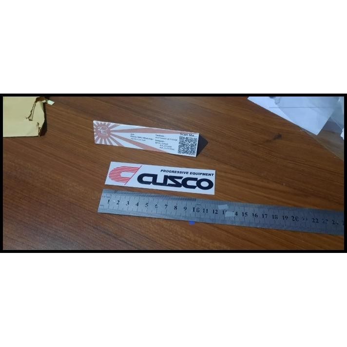 

TERBARU STIKER CUSCO PROGRESIVE EQUIPMENT !!
