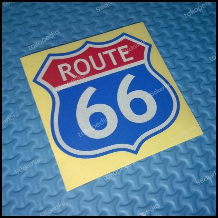 

BEST DEAL STIKER ROUTE 66 RED N BLUE