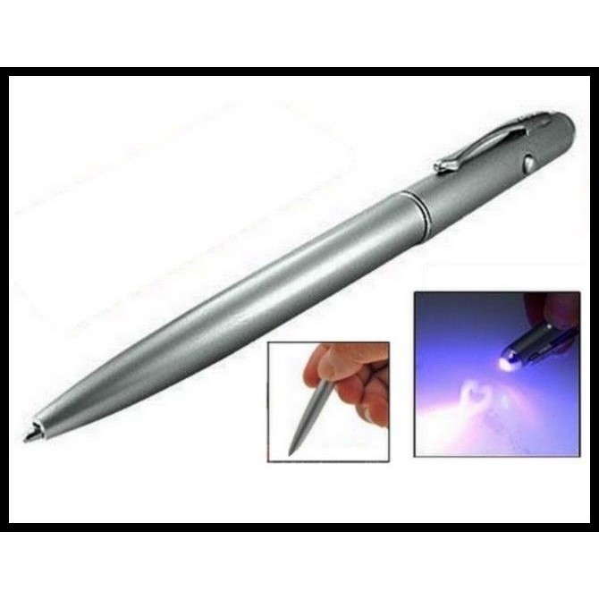 

DISKON 2 IN 1 INVISIBLE INK PEN + UV LIGHT - BOLPOIN, PULPEN ULTRAVIOLET