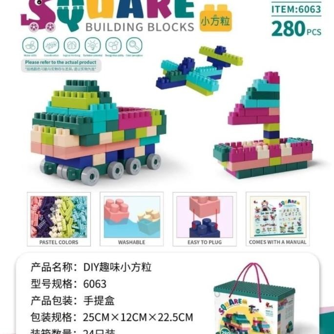 DIY KKV Lego Brick 280 PCS mainan edukasi