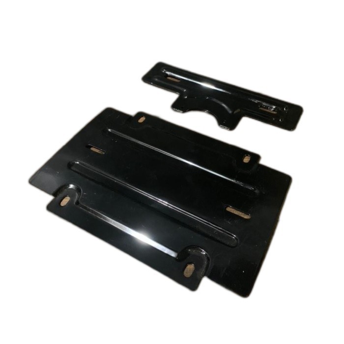 DUDUKAN PLAT NOMOR VESPA DEPAN DAN BELAKANG BAHAN PLAT