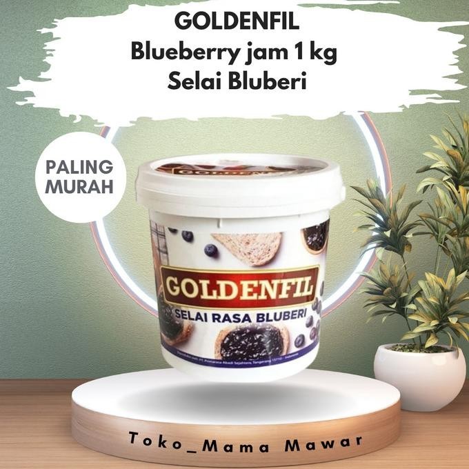 

Terlaris Paling Murah Goldenfil Blueberry Jam 1 Kg Selai Bluberi Ready Stok