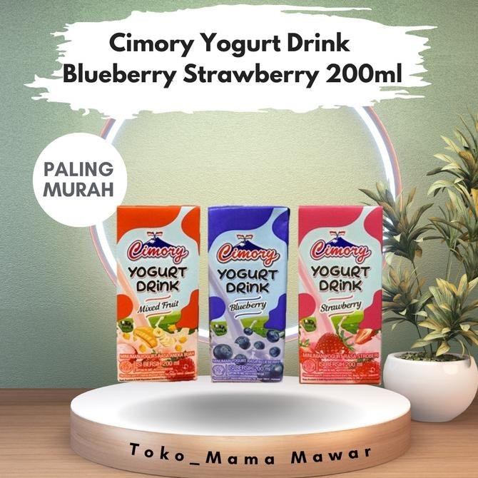 

Terlaris Paling Murah Cimory Yogurt Drink Blueberry Strawberry 200Ml Ready Stok